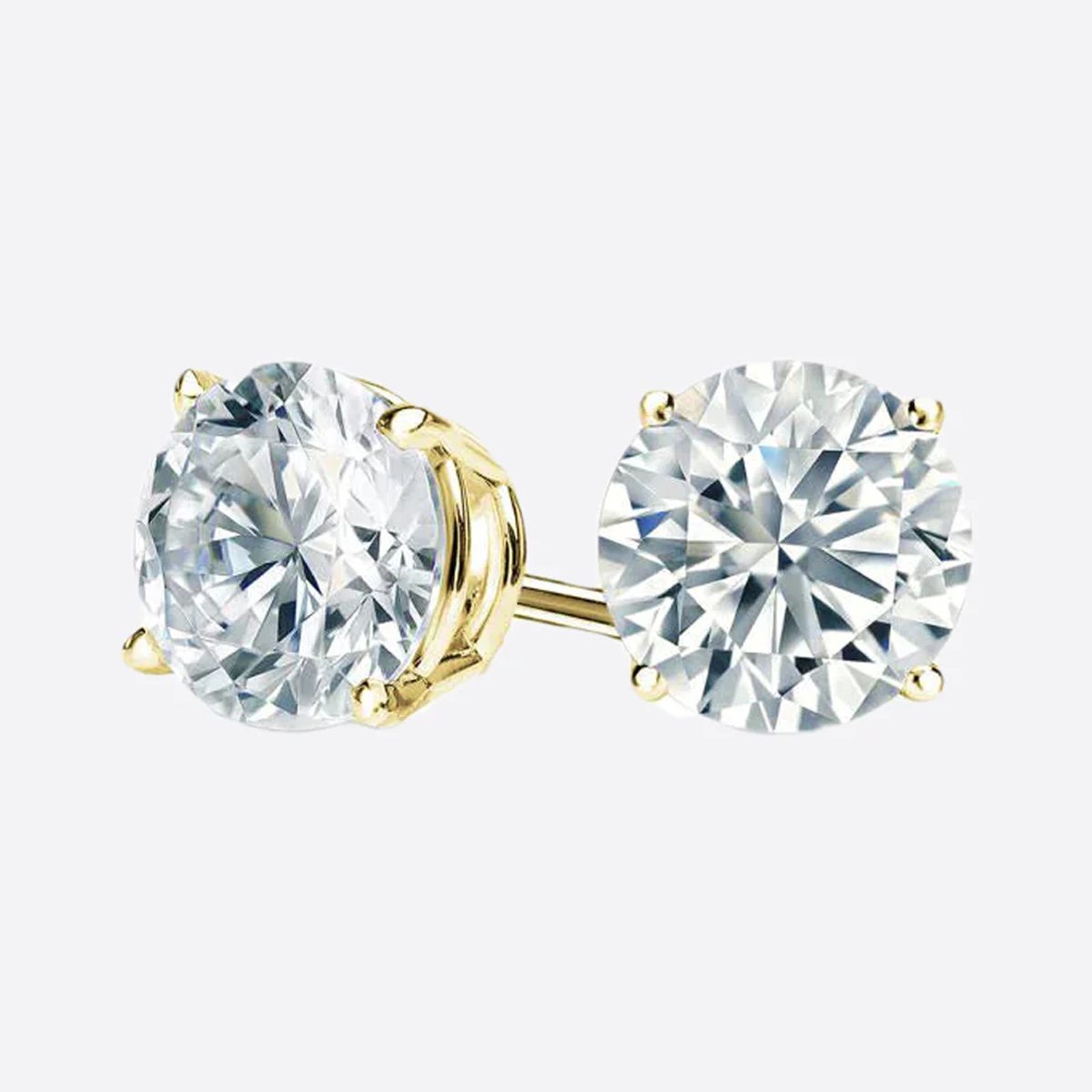 BLISS. | 14K Guld Moissanite Øreringe