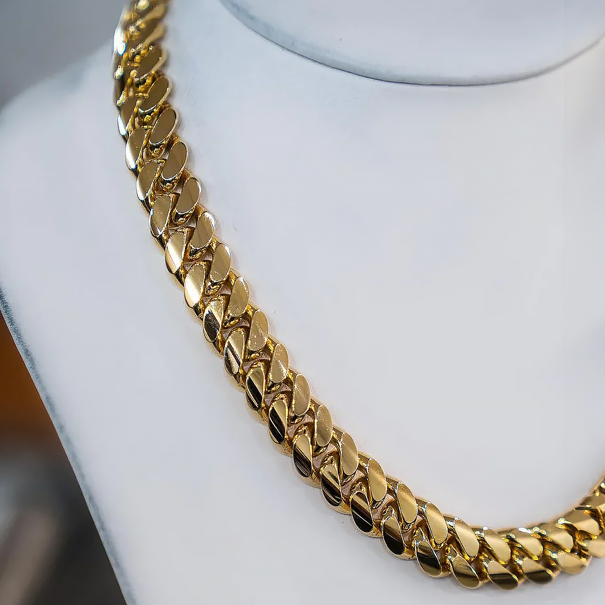 CUBANA. | 17MM Gold Cuban Link Chain 18K