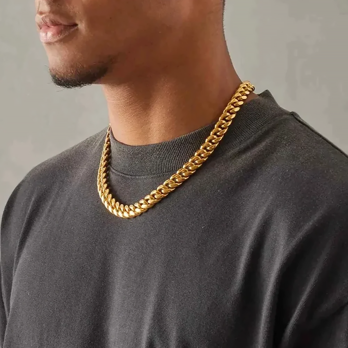 GOLEM. | 12MM Guld Cuban Link Kæde 18K