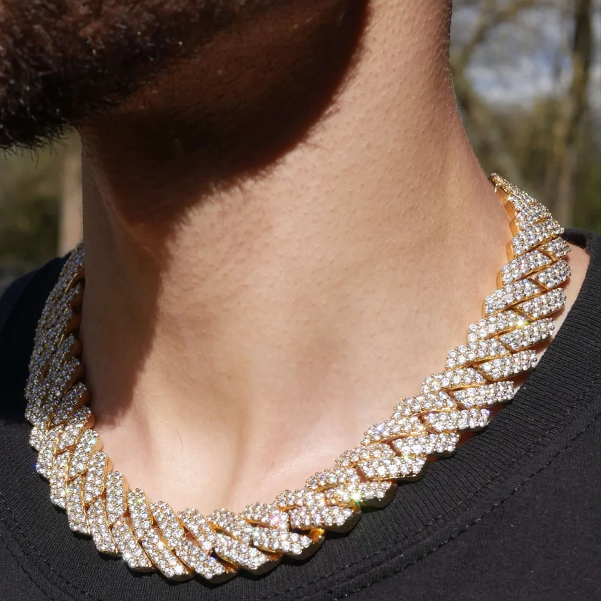 GOLYX. | Guld Cuban Link Kæde 19MM