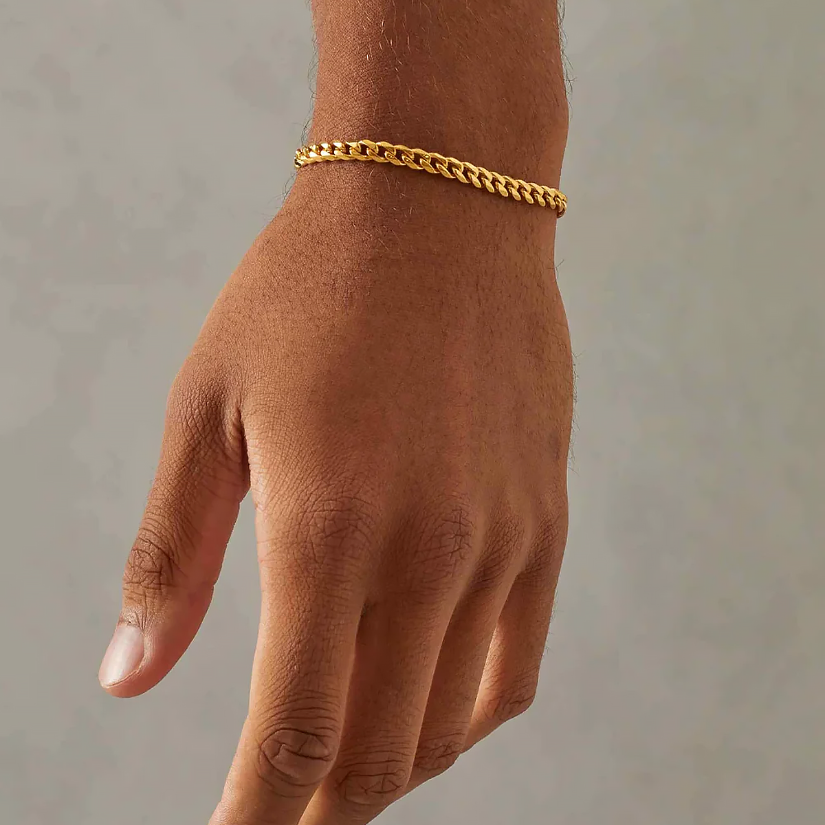 GRIBOX. | 6MM Gold Cuban Link Bracelet 18K