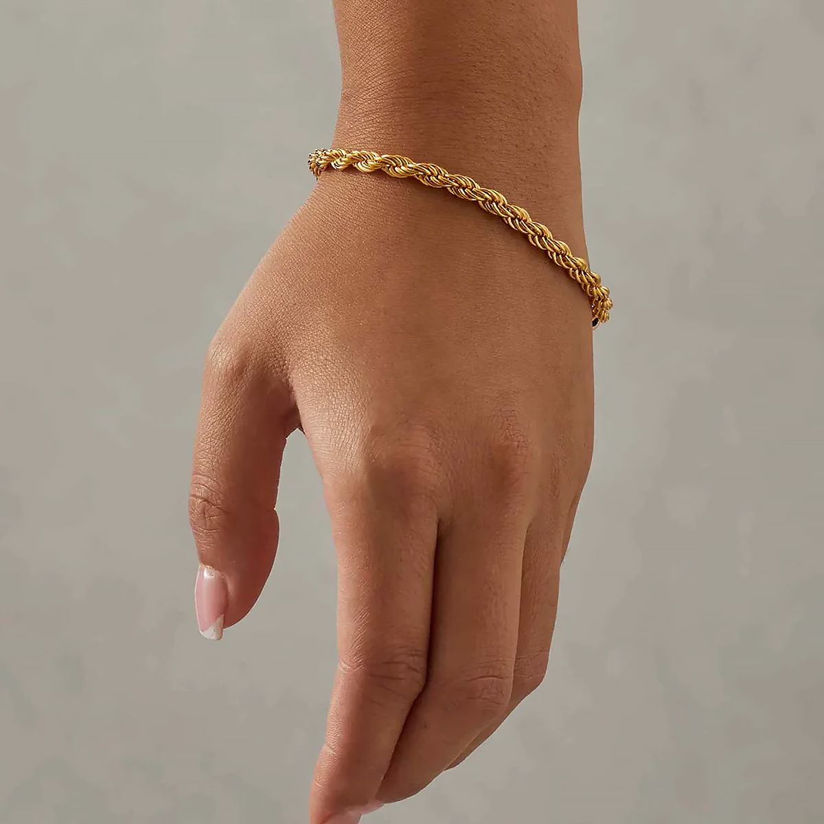 GYBRO. | 5MM Guld Rope Armbånd 18K