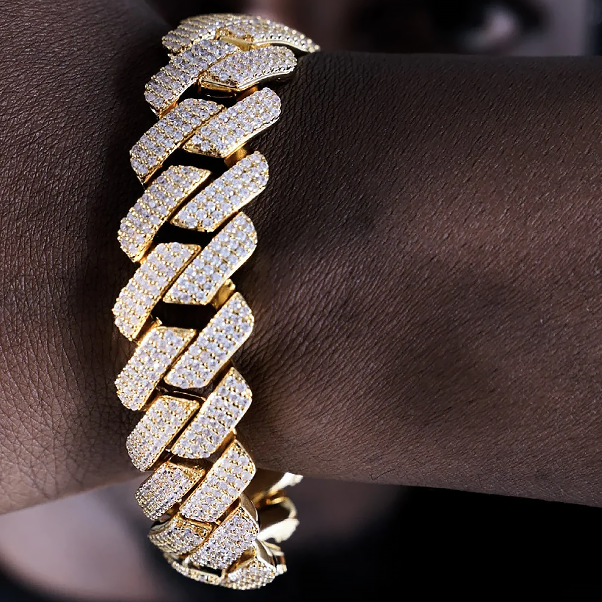 GYMON. | Guld Cuban Link armbånd 19MM