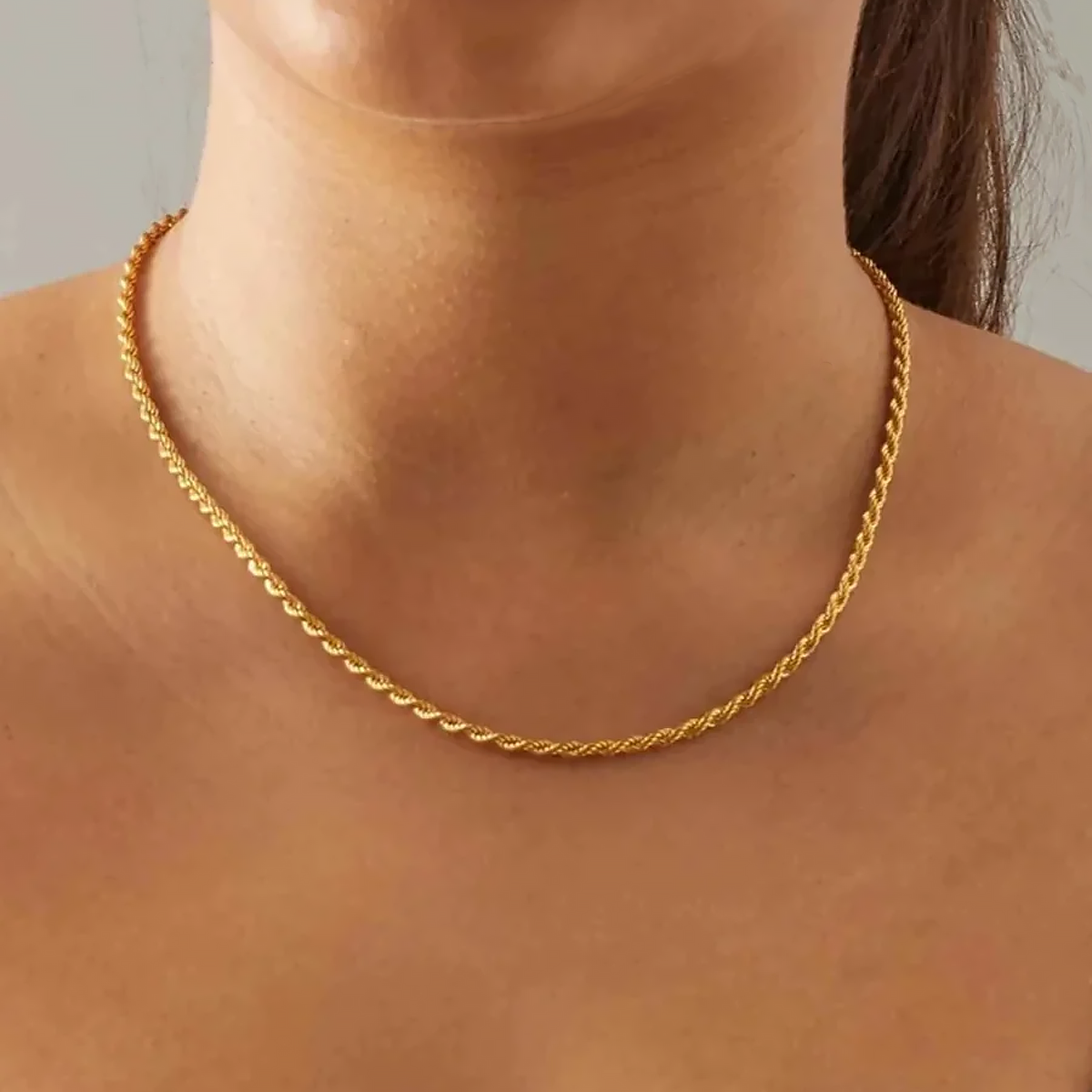 GYOPE. | 3MM Guld Rope Kæde 18K