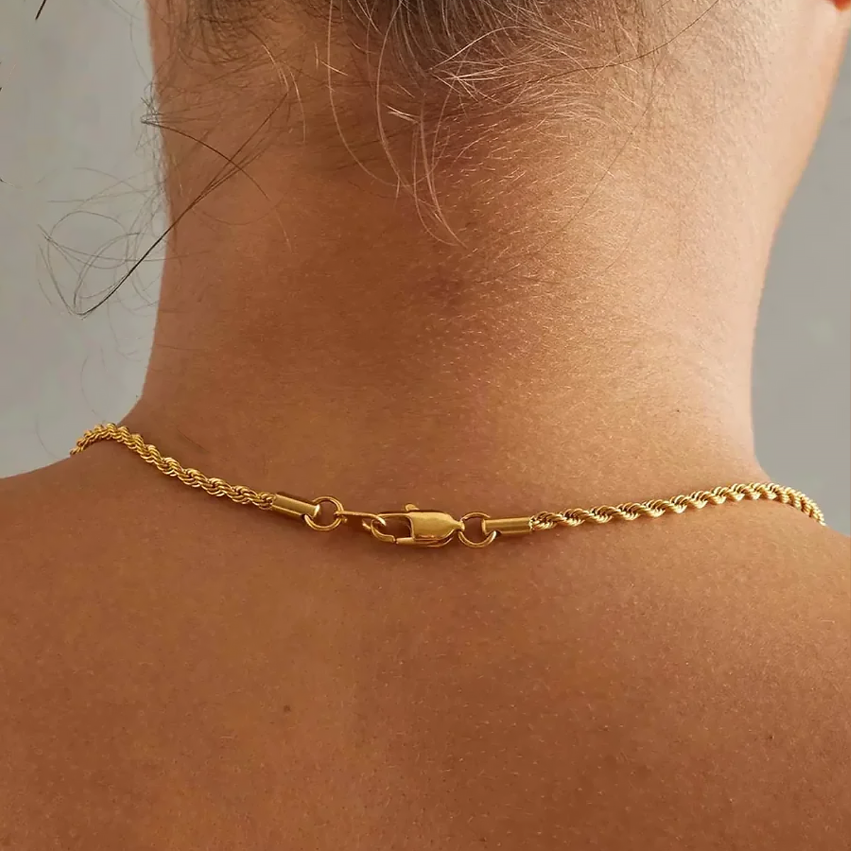 GYOPE. | 3MM Guld Rope Kæde 18K