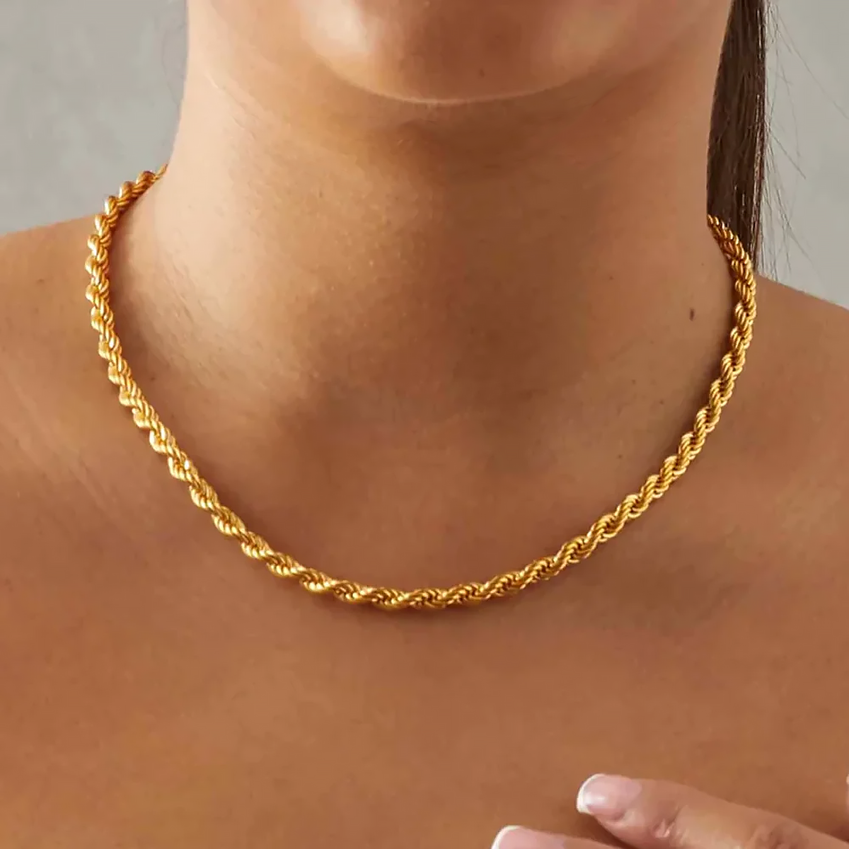 GYRO. | 5MM Guld Rope Kæde 18K