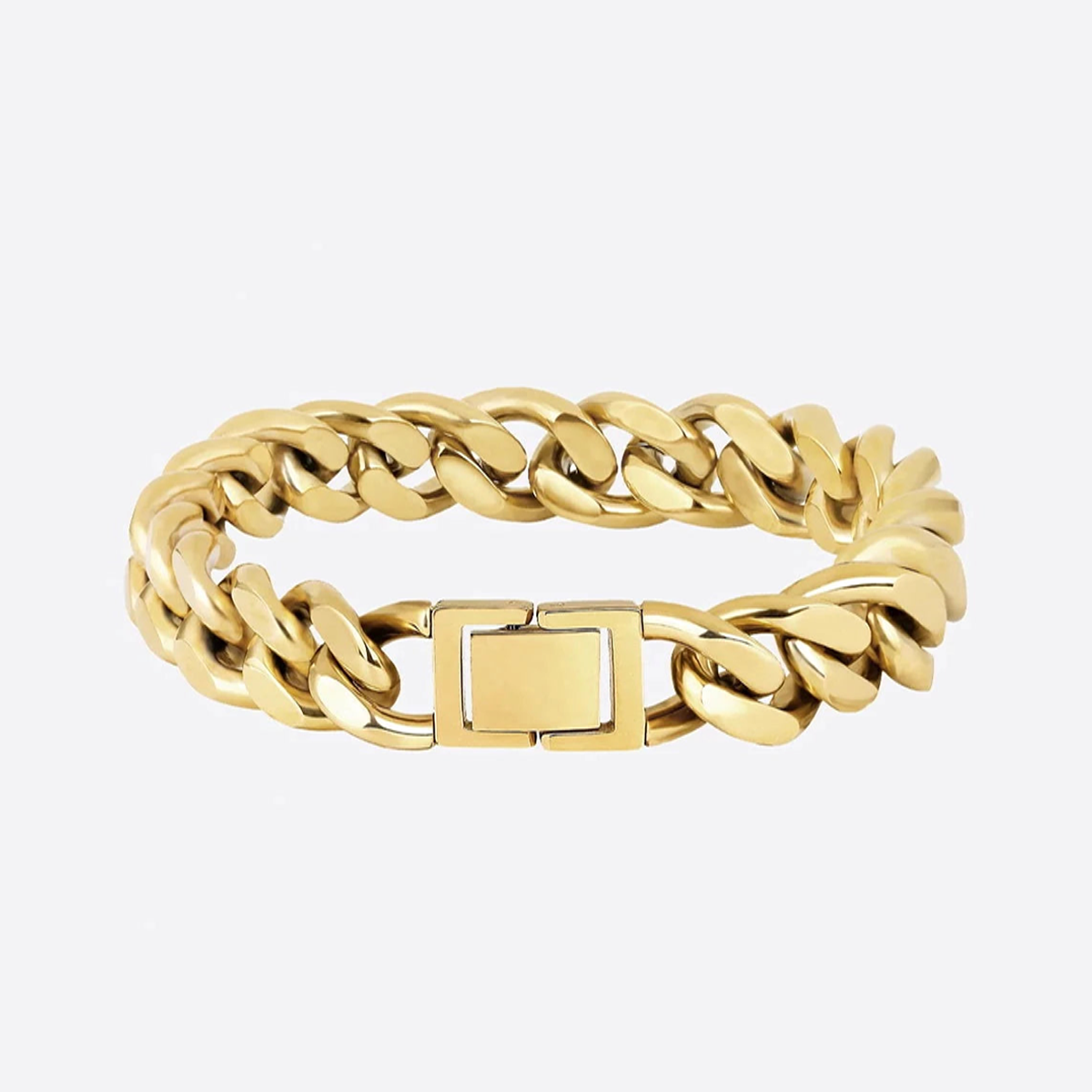 GYTHOS. | 12MM Guld Cuban Link Armbånd 18K