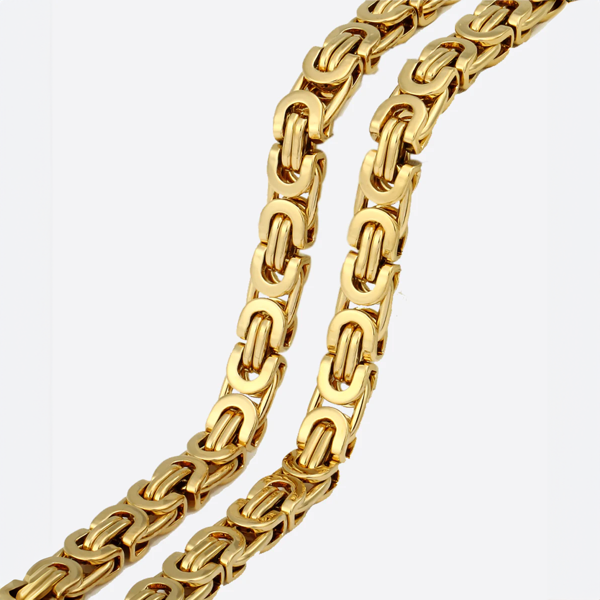 LIEVON. | Flat Gold King Chain 18K