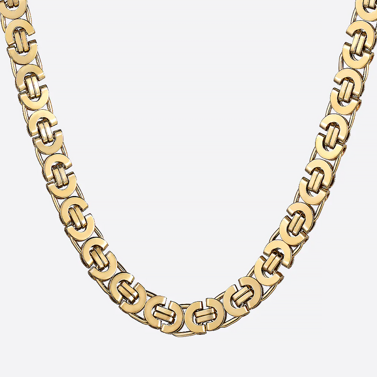 LIEVON. | Flat Gold King Chain 18K