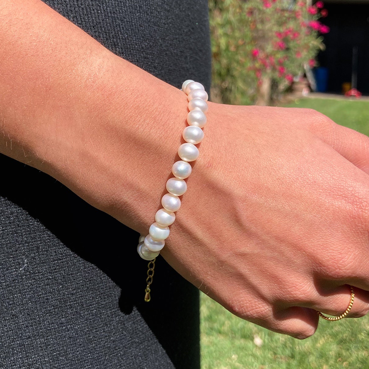 NACRE. | 6MM Classic Pearl Bracelet