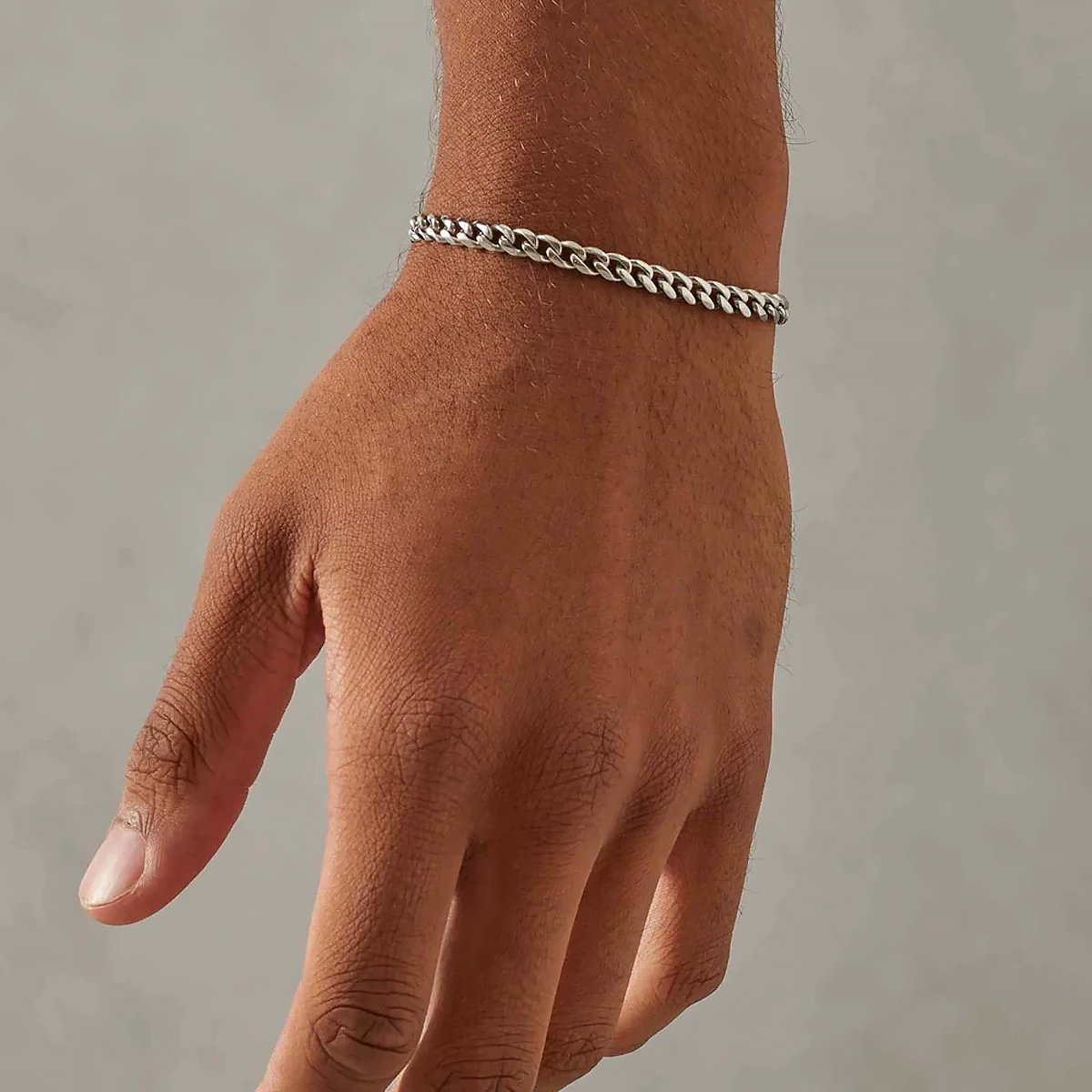 SIRBOX. | 6MM Silver Cuban Link Bracelet