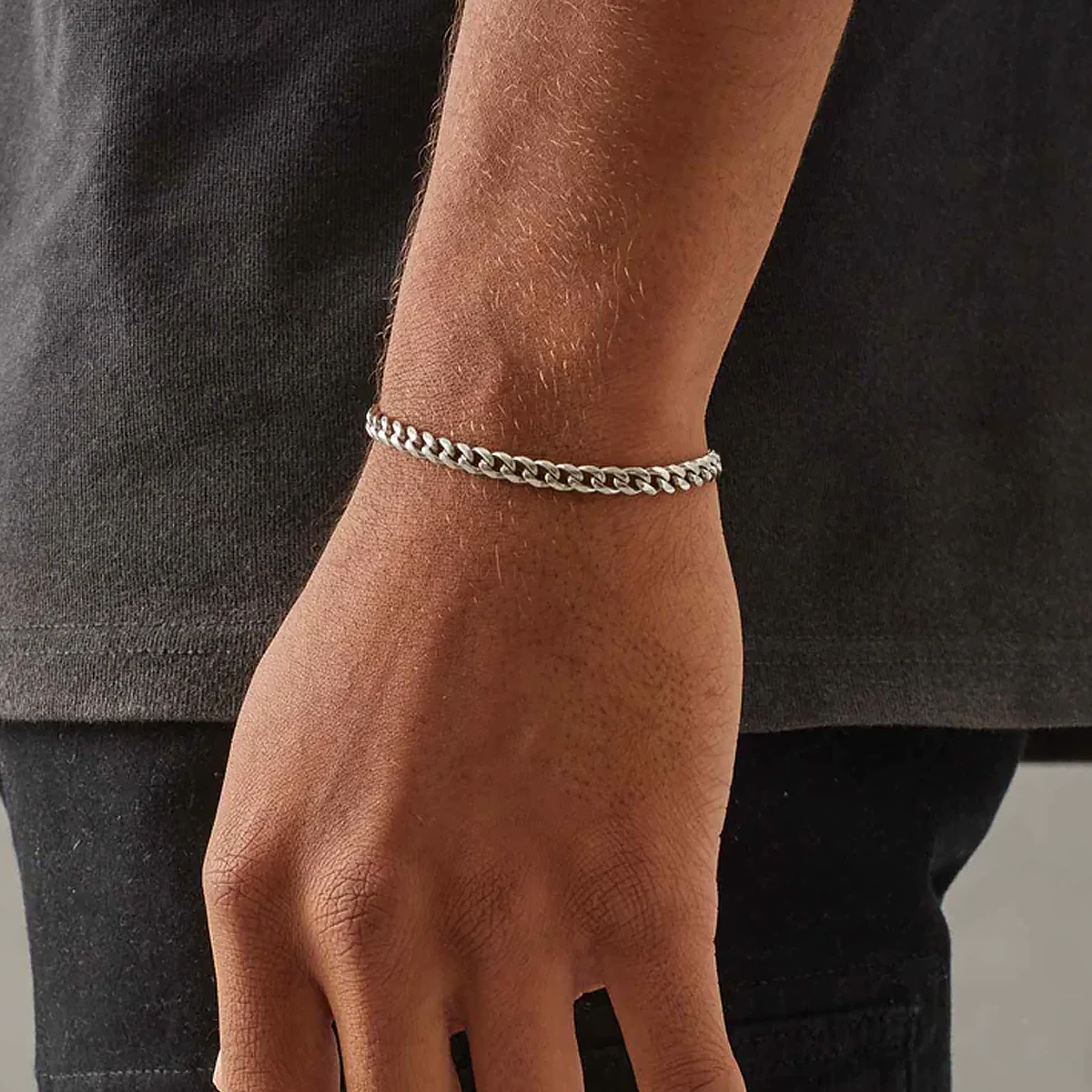 SIRBOX. | 6MM Silver Cuban Link Bracelet