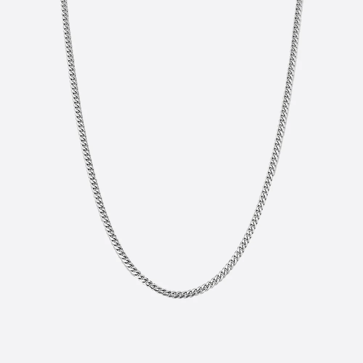 SYLAN. | 3MM Sølv Cuban Link Kæde